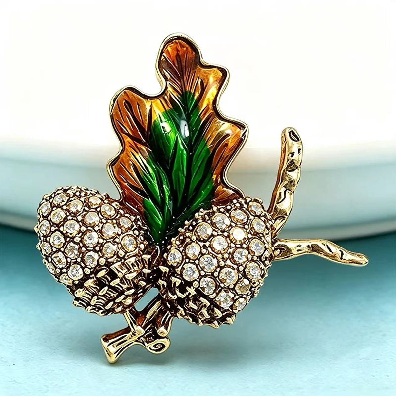 PENDRA Pinecone Vintage Pinecone Brooch