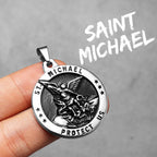PENDRA St Michael Arch Steel Necklace