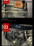 PENDRA Denim Straight Pants
