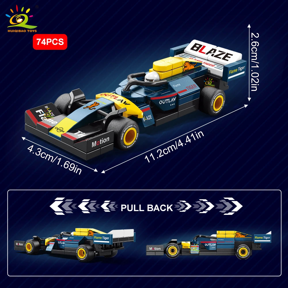 PENDRA Racing Pull LED Building Set