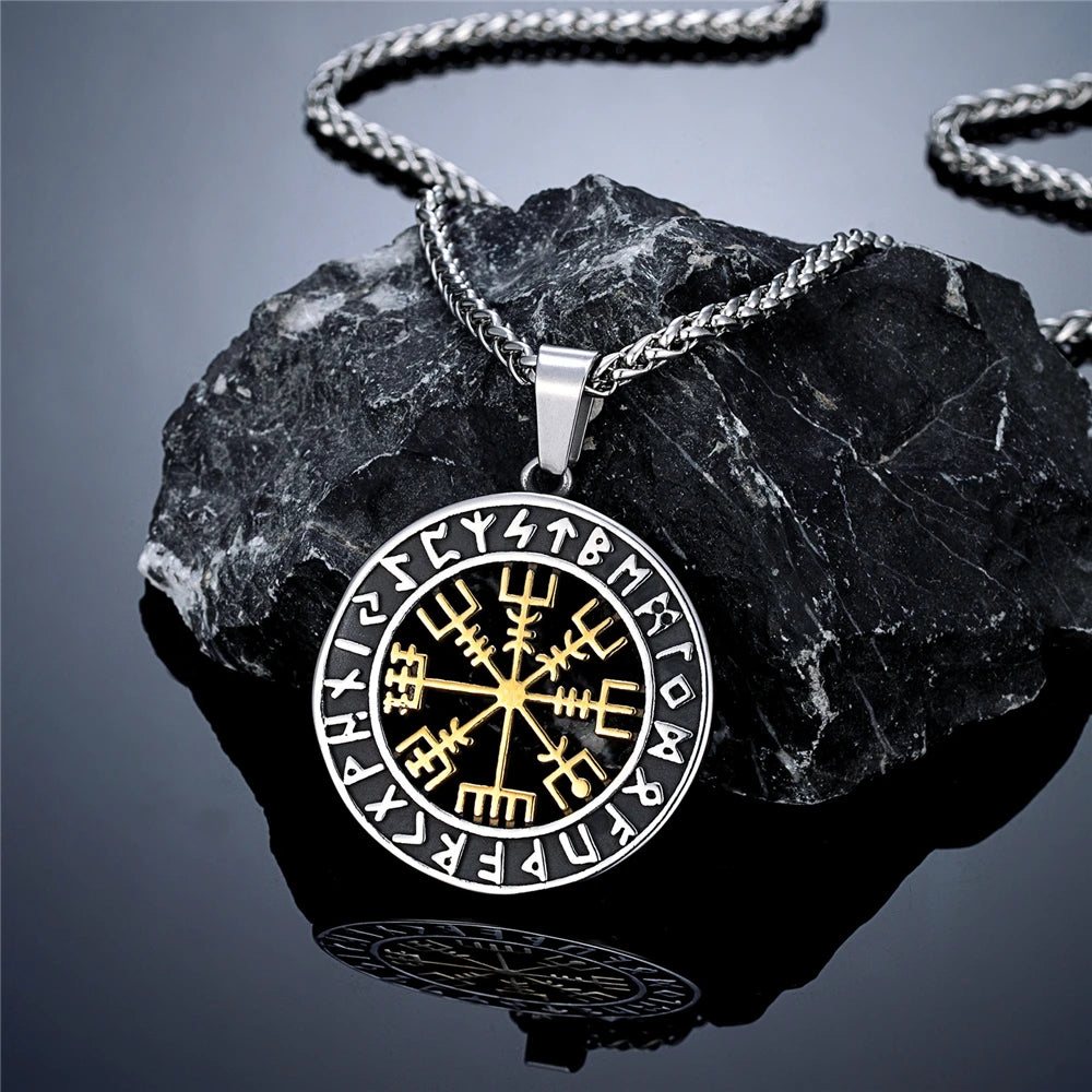PENDRA Rune Compass Necklace