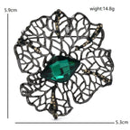 PENDRA Florielle9 Crystal Brooch
