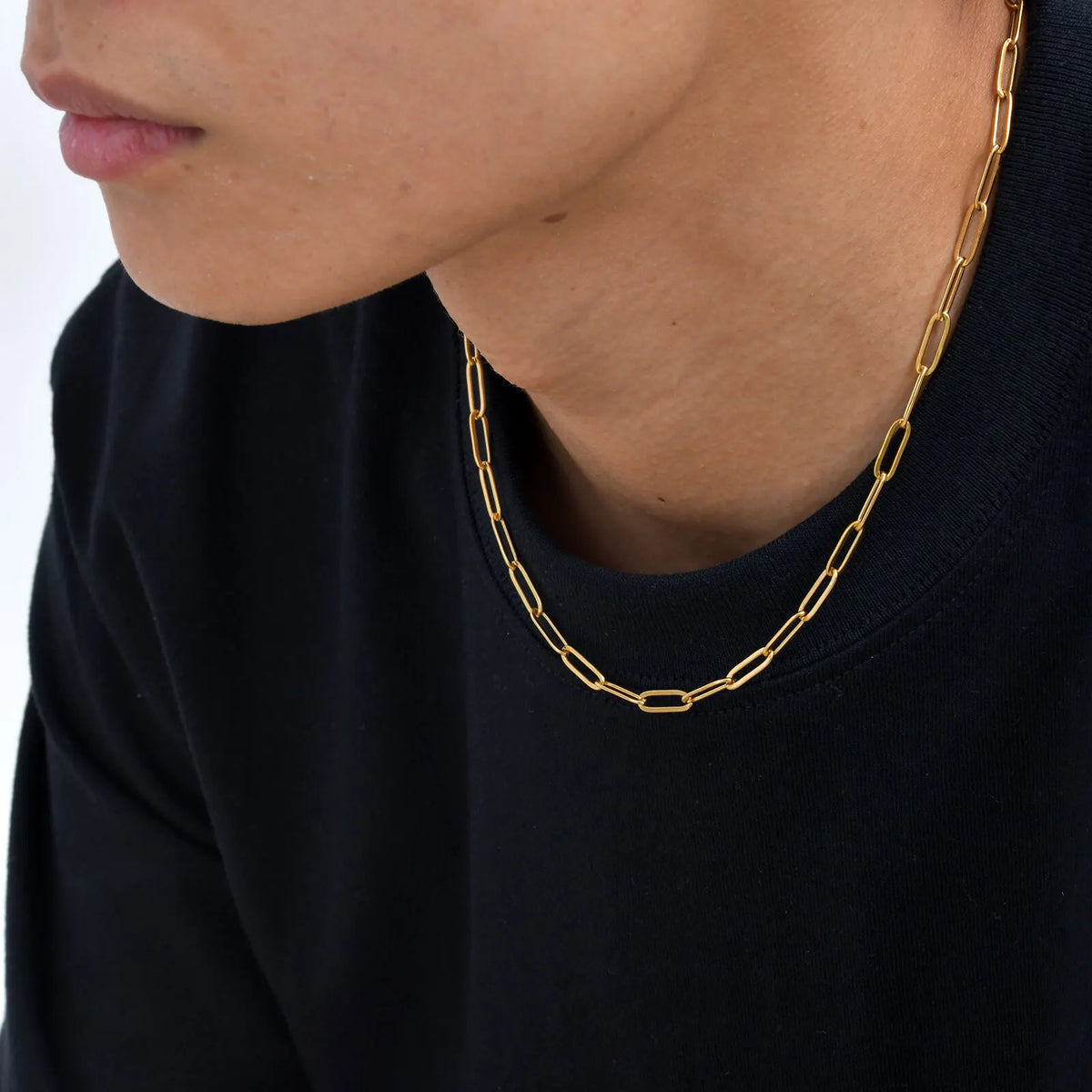 PENDRA Rectangle 4Mm Chain Necklace