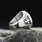 PENDRA Benedictus 316L Stainless Steel Saint Benedict Ring