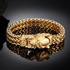 PENDRA Wolf Gold Chain Bracelet