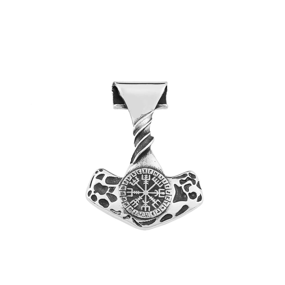 PENDRA Mjolnir Vintage Thor Hammer Pendant Necklace