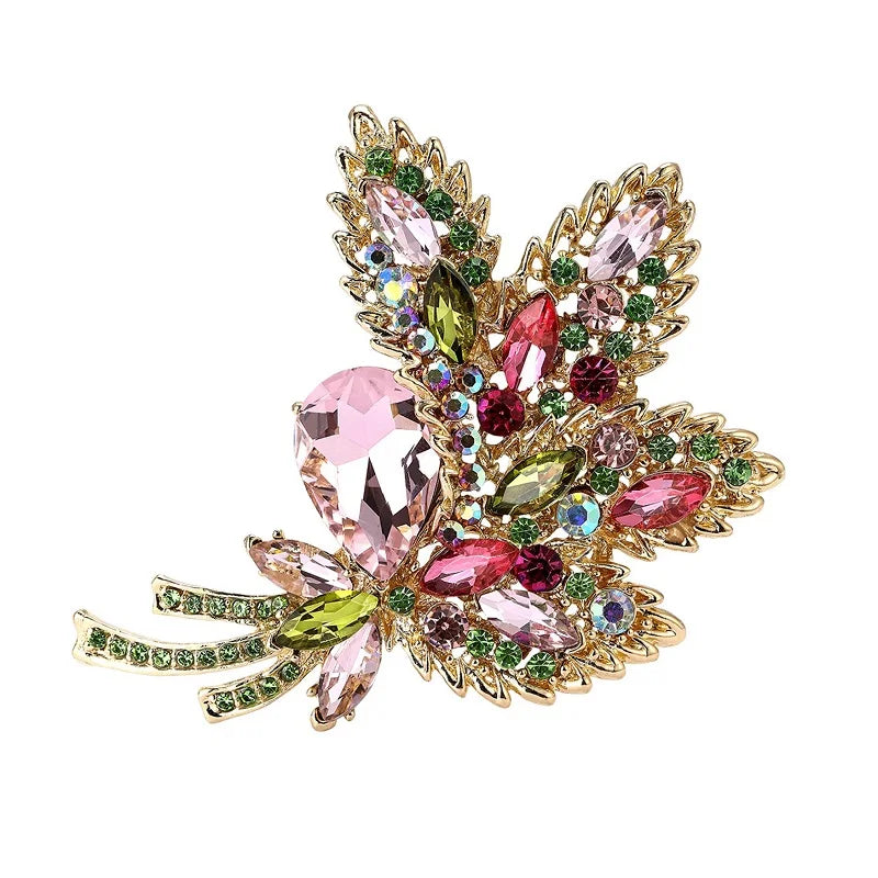 PENDRA Florielle42 Crystal Brooch