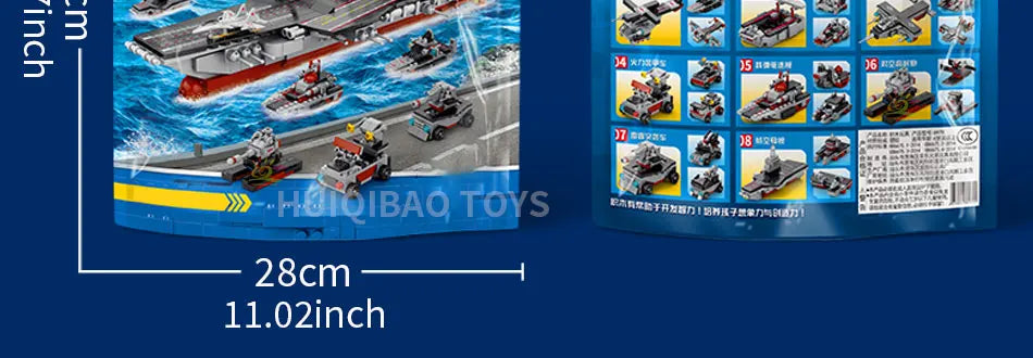 PENDRA 8in1 Military Ship Building Set