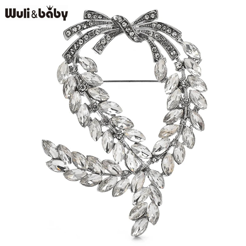 PENDRA Harvest 2-Color Sparkling Wheat Brooch