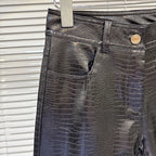 PENDRA Corduroy Cropped Wide Leg Pants