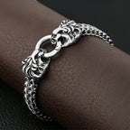 PENDRA Viking Twist Stainless Steel Cuff Bracelet
