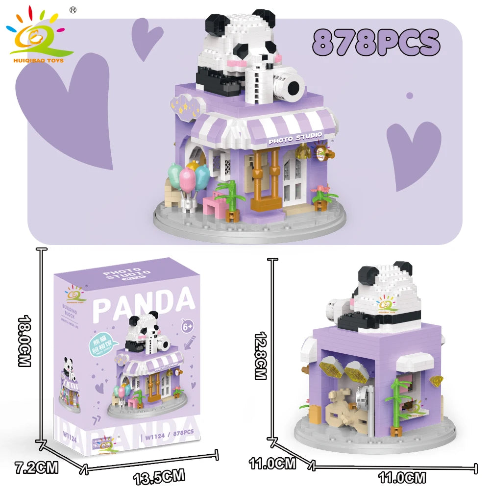 PENDRA Panda Coffee Mini Building Set