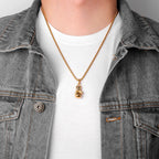 PENDRA Boxing Gloves Boxer Steel Necklace