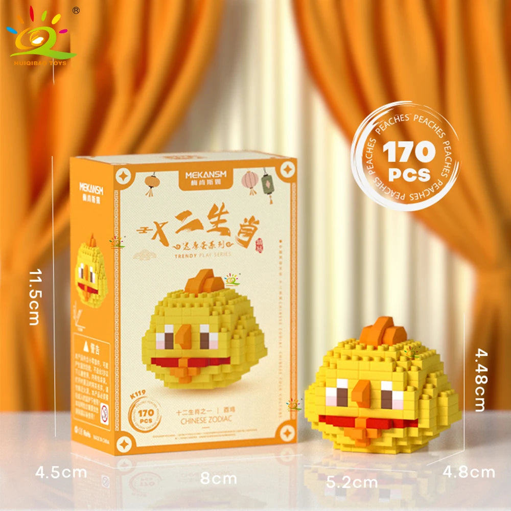 PENDRA Cute Delicious Micro Building Set