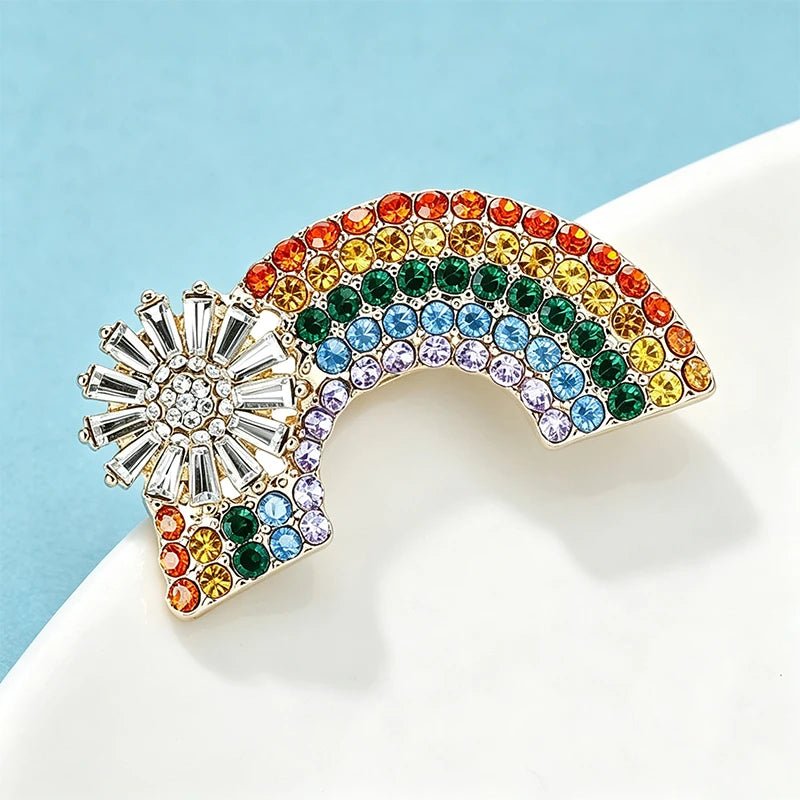 PENDRA Rainbelle Cute Rainbow Brooch
