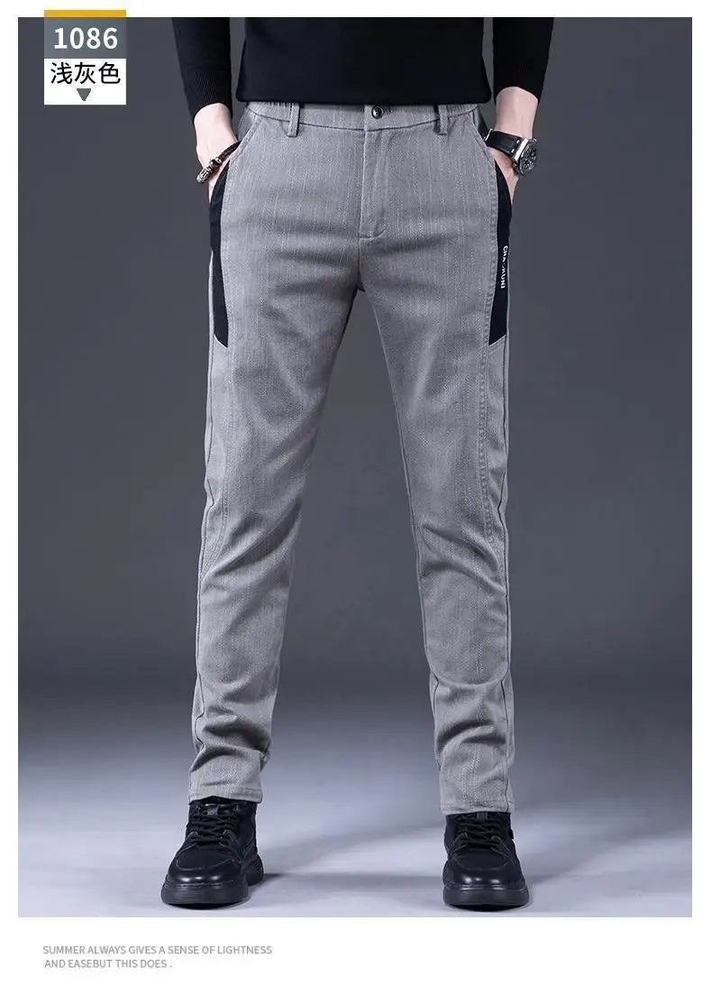 PENDRA Straight End Elastic Pants