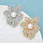 PENDRA Leafbloom Retro Leaf Flower Brooch