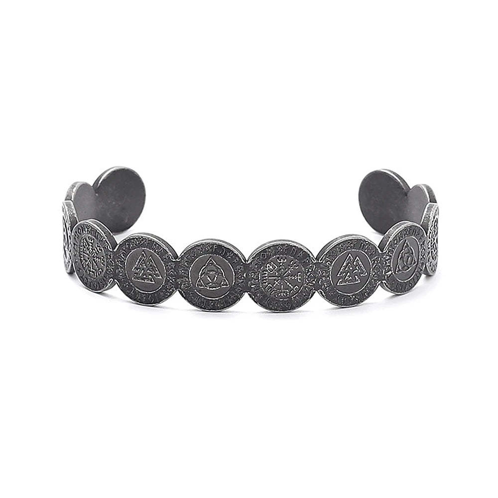 PENDRA Zodiac Twelve Stainless Steel Cuff Bracelet
