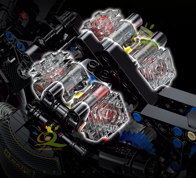PENDRA High Tech Motorbike Toy Set