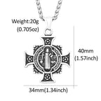 PENDRA Benedictus Saint Benedict Exorcist Pendant
