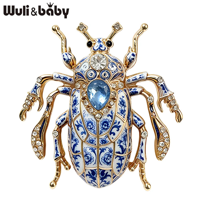 PENDRA Lucky Scarab Brooch