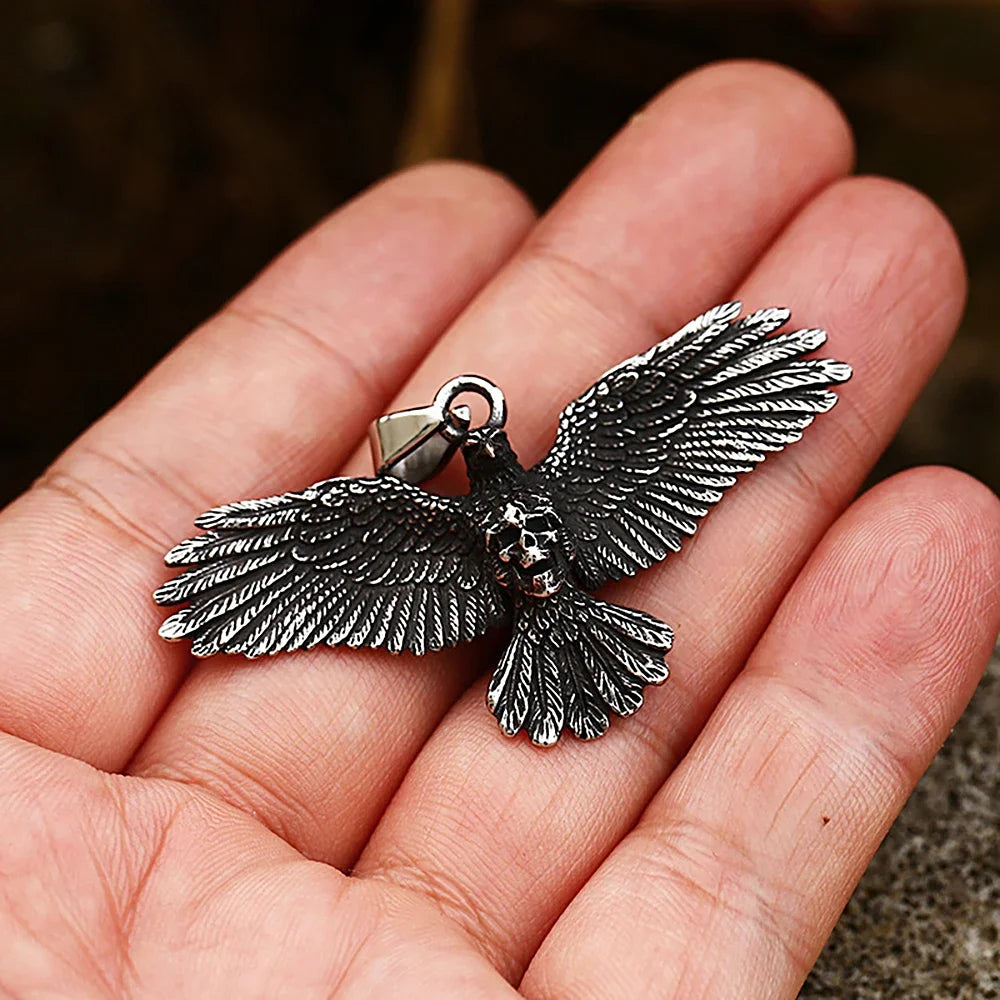 PENDRA Skullpunk Domineering Gothic Skull Pendant