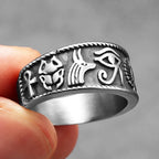PENDRA Egypt Pharaoh Eye Steel Ring
