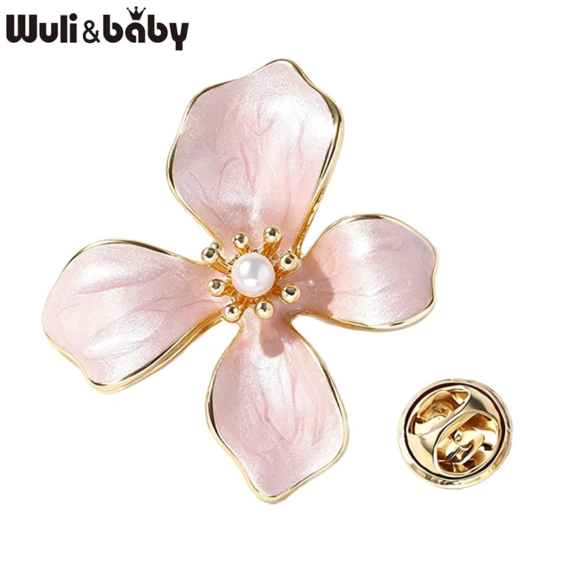 PENDRA Floracollar 2-Color Flower Collar Pin
