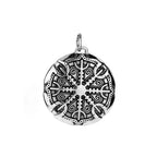 PENDRA Compassviking Stainless Steel Viking Compass Necklace