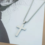 PENDRA Cross Black Pendant Necklace