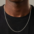 PENDRA Cuban Silver Chain Necklace