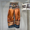 PENDRA Colorpaint Belt Print Wide Leg Jeans