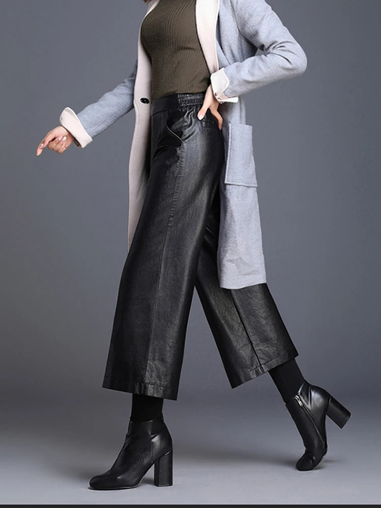 PENDRA Solid Color Nine Pants