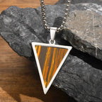 PENDRA Triangle Stone Pendant Necklace
