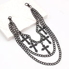 PENDRA Crossstar Layered Waist Chain Keychain