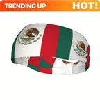 Mexico Flag Gym Sports Headband Cool Haedwear