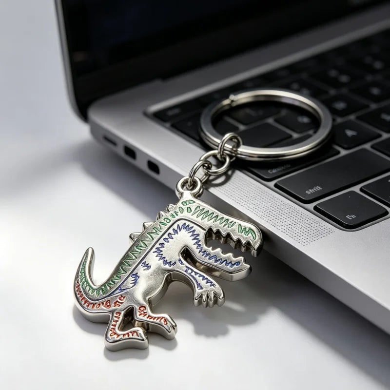 PENDRA Dinokey Colorful Dinosaur Keychain
