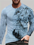 PENDRA Eagle Long Sleeve Print T-Shirt