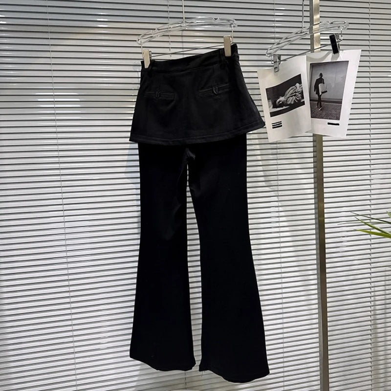 PENDRA Micro Flared Fake Two Pants