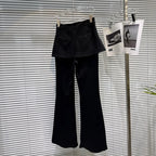 PENDRA Micro Flared Fake Two Pants