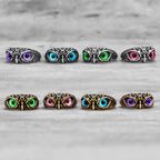 Multiple Color Cute Owl Stainless Steel Womens Mens Rings Punk for Gril Boyfriend Jewelry Creativity Gift Dropshipping Wholesale