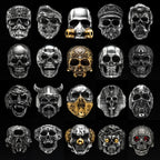 PENDRA Punk Gothic Skull Ring