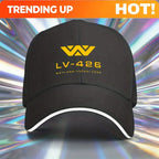 1 LV-426 Sandwich Baseball Cap, Unisex, Simple, Lightweight, Adjustable Outdoor Sun Hat, an Ideal Gift for Parties, Gatherings