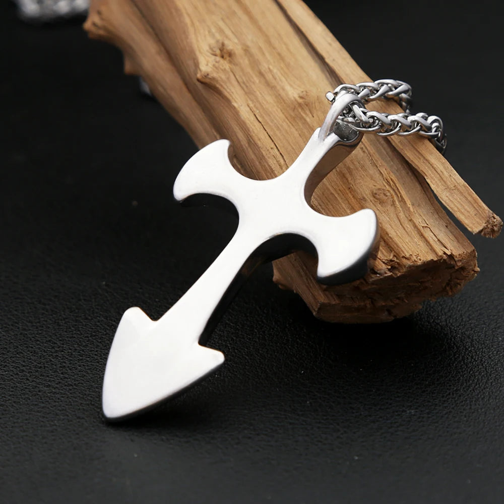 PENDRA Templar Cross Knight Pendant