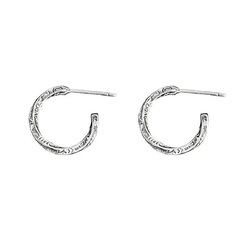 PENDRA Mobius Sterling Earrings
