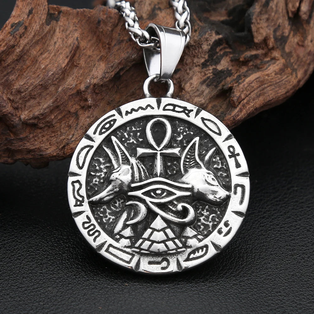 PENDRA Anubisankh 316L Stainless Steel Ankh Pendant
