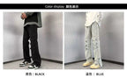 Original Luxury 2026 Brands Clothing Design Pants Men's High Street Tooling Jeans Niche High-end Zipper Split Micro-flared Pants