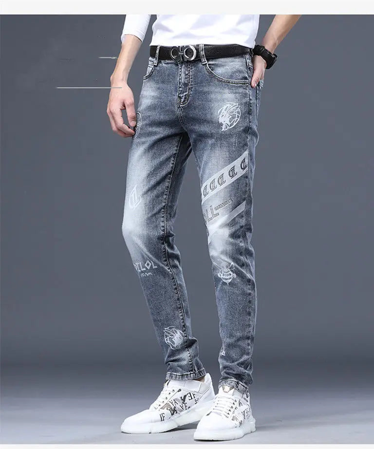 PENDRA Ripped Slim Fitting Jeans