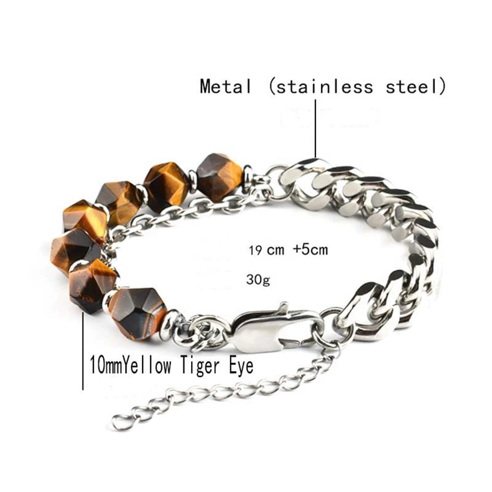 PENDRA Chain Black Steel Bracelet