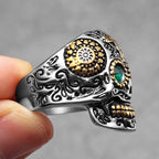 316L Stainless Steel Skull Gothic Religious Cross Man Men Rings Punk Rock Gothic For Biker Male Boy Jewelry Accessories Gift